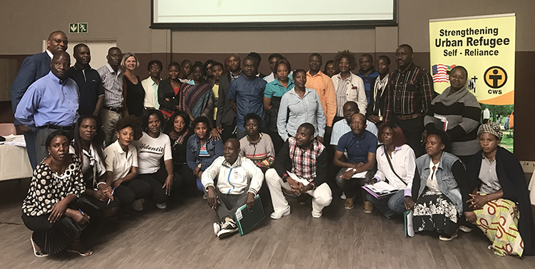 "CWS Urban Refugee Self-Reliance Workshop in Johannesburg, South Africa"