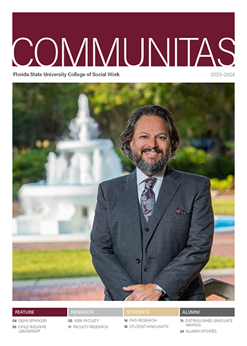 "Cover image of 2023-2024 Communitas Magazine"