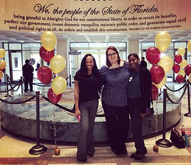 Students at the Florida Capitol