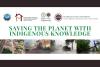Saving the Planet with Indigenous Knowledge banner with pictures of natural disasters