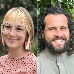 "Elizabeth Curley and Esaa Samarah"