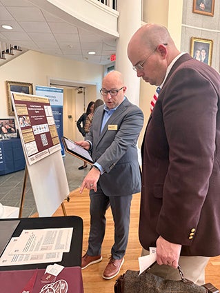 "Dr. Michael Killian discussing utilizing AI for pediatric transplant research."