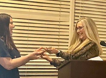 "Margaret passes the baton to Jessica Greil-Burkhart"