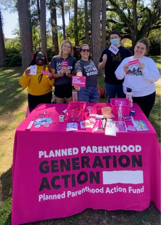 "Conqualla Scott, Sydney Field, Rebecca Horn, Collin Colwell, and Emily Shea"