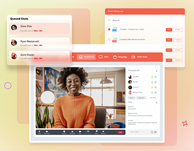 "Virtual symposium interface by vFair"