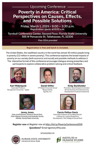Poverty in America Conference Graphic