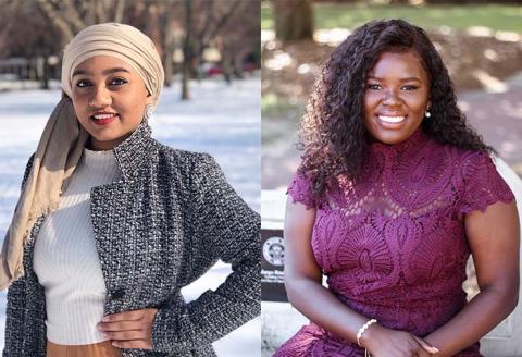 Bushra Rashid and Rose Antoine