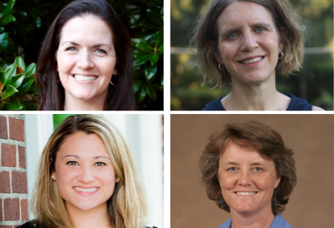 Photos of Lauren Stanley, Melisa Radey, Lisa Magruder and Dina Wilke