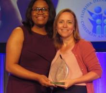 (Left to right): Brittany Gardner (DCF) and Lisa Jackson