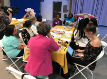 Local educators participate in an EdCamp event hosted by WFSU.