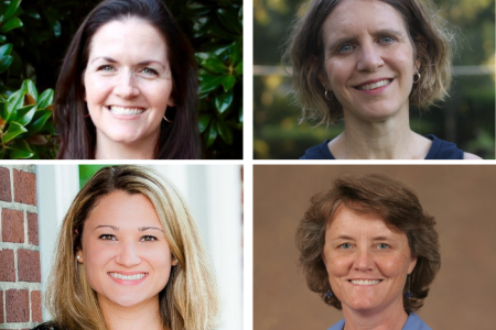 Photos of Lauren Stanley, Melisa Radey, Lisa Magruder and Dina Wilke