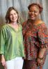 Jane McPherson and Leymah Gbowee