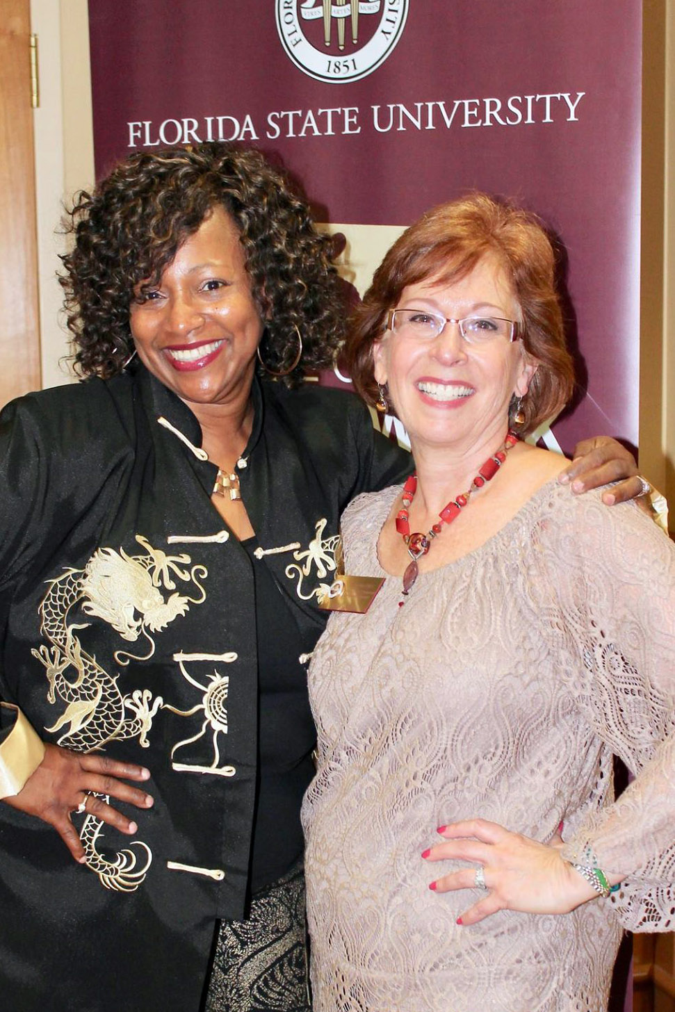 Carol Edwards and Pam MacDill