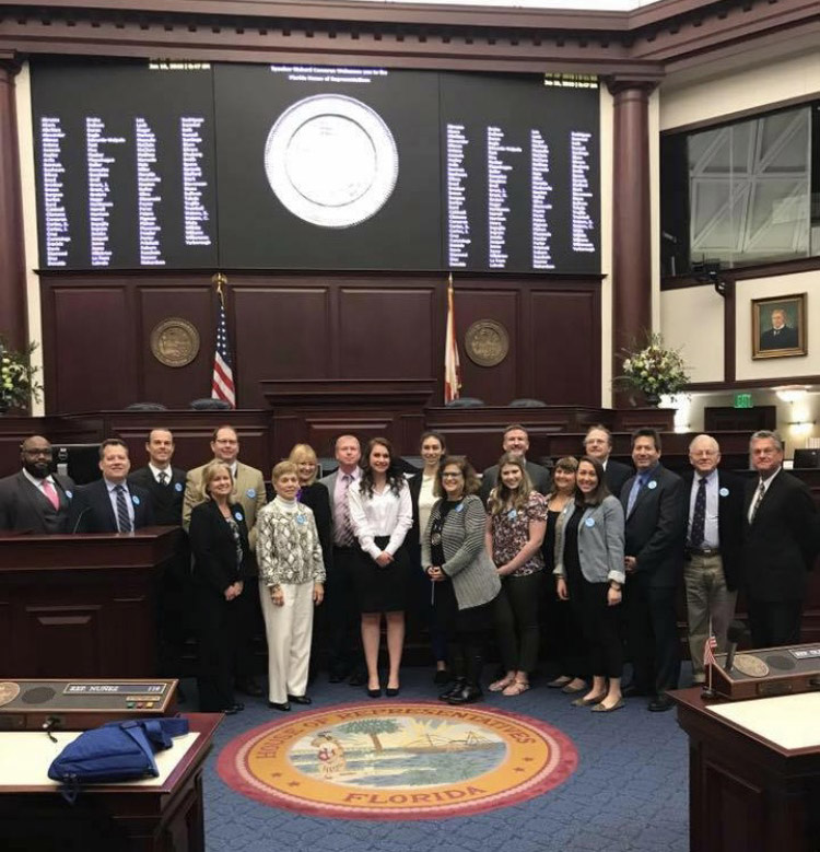 Kaylyn Advocating for Cystic Fibrosis at the Florida Capitol.