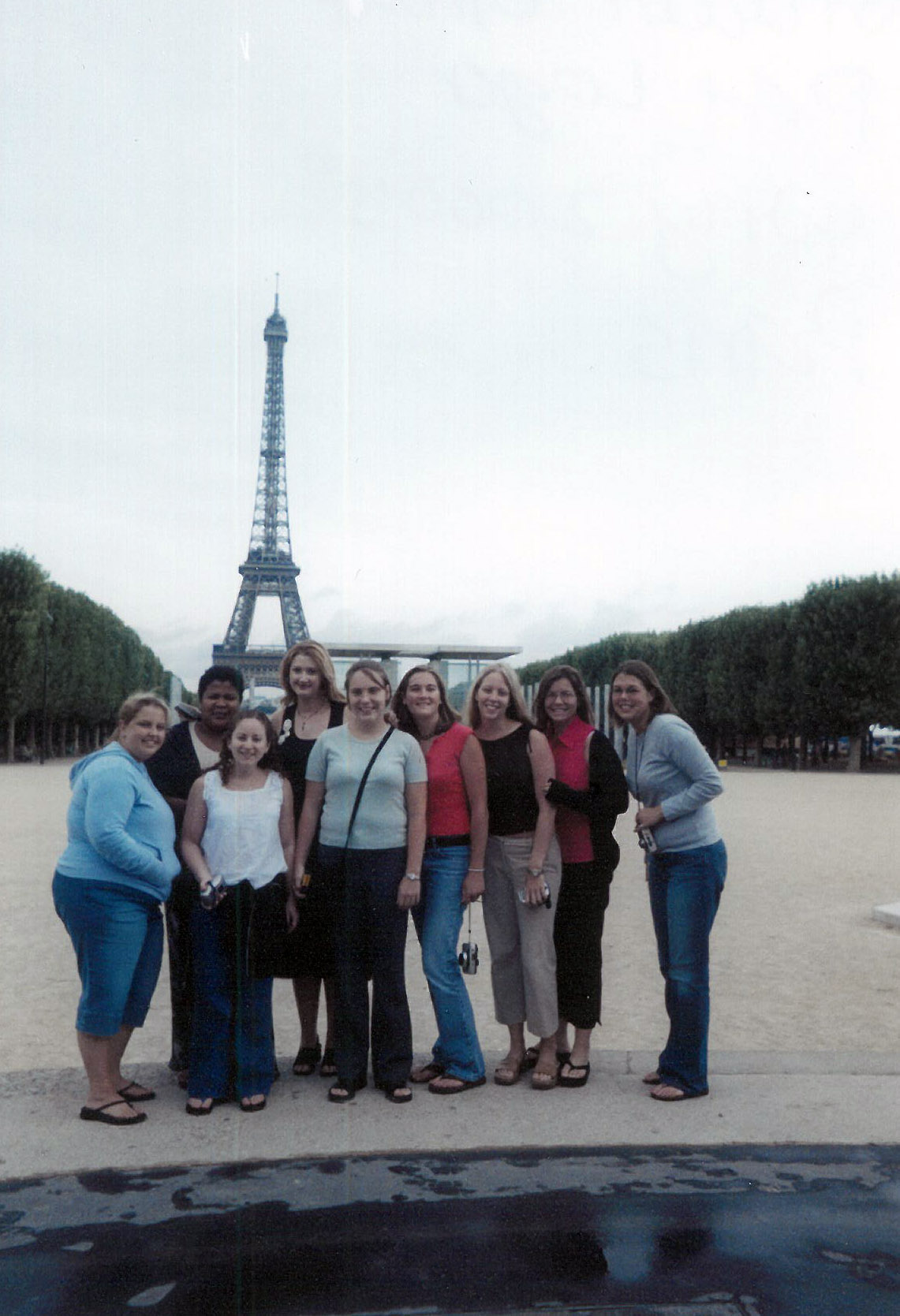 Students visiting Paris