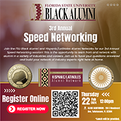 "Speed Networking with the Black Alumni and Hispanic/Latinx Networks"