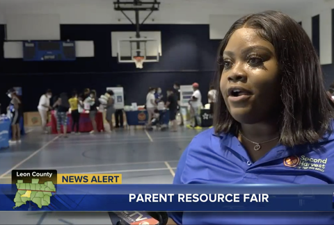 Jacobi Peavy at Second Harvest's Parent Resource Fair