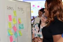 Students Participating in the Design Sprint