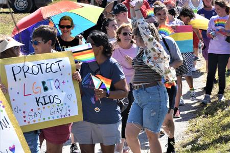 LGBTQ+ Rally in Brevard County, Florida 2022