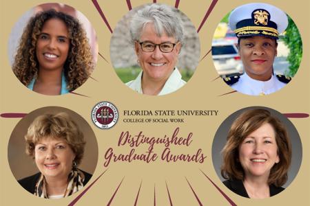 Graphic featuring the 2023 Distinguished Graduate Awards