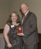 Denise Baril and FSU President John Thrasher