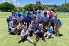 Campers and Counselors on Field Day at the Intramural Fields.