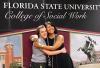 MSW Graduates Eliot Schmidt and Anne Nicole Dela Cruz. 