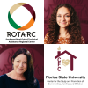 Pictures of Dr. Margaret Sullivan and Carli Lucius along with photos of the Center for the Study and Promotion of Communities, Families, and Children logo and logo for the Southeast Rural Opioid Technical Assistance Center.